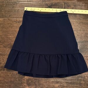 J. Crew Navy A-Line Skirt